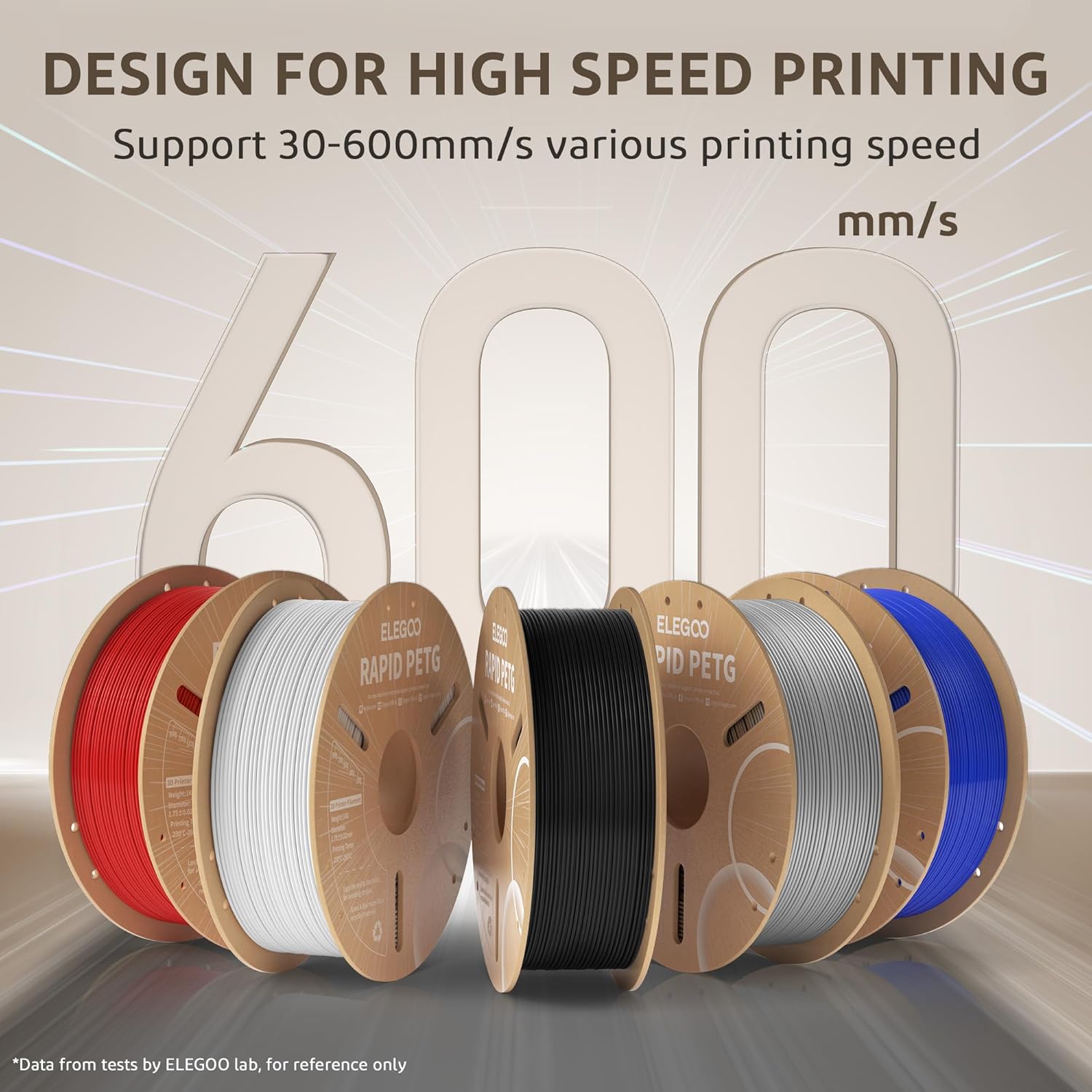 Thumbnail 1 de ELEGOO Rapid PETG Filament 1.75mm Green (1kg) — High-speed PETG for FDM printing