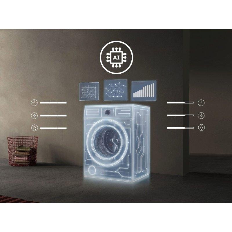 Thumbnail 2 de AEG LFE6G54H4B lavadora de carga frontal 10,5 kg y 1400 rpm con autodosificación y ajuste con IA