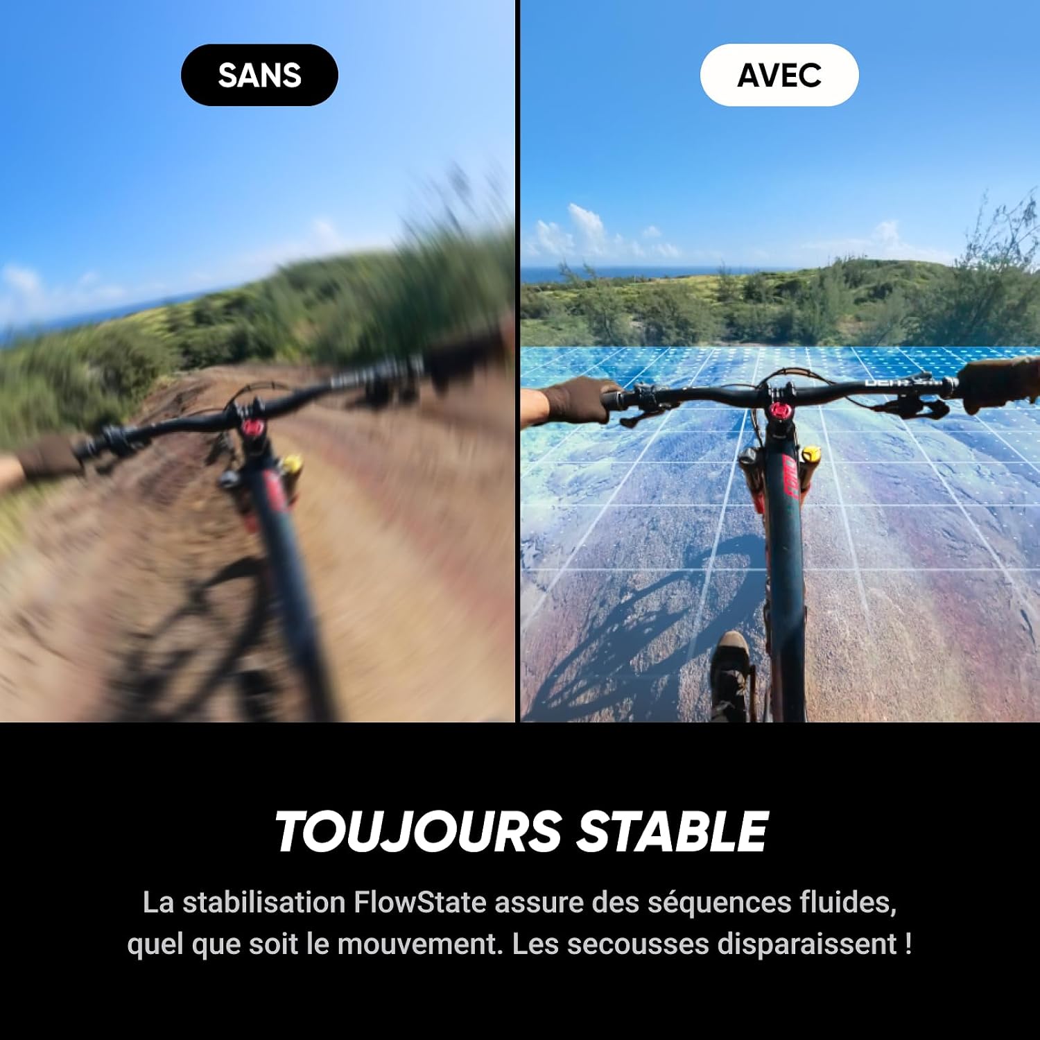 Thumbnail 6 de Insta360 X5 Pack Essentiels Blanc satiné — caméra 360° 8K étanche avec perche invisible et audio amélioré
