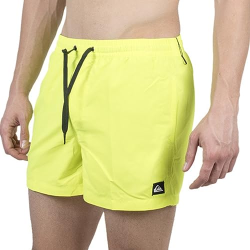 Detalle de Quiksilver Homme Everyday Volley 15 Maillot de Bain – Safety Yellow, XL
