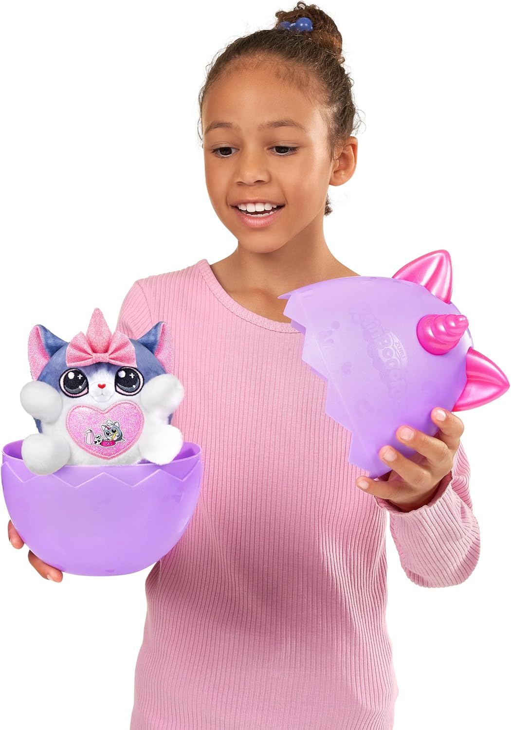Thumbnail 3 de Rainbocorns Kittycorn Pomme, Peluche Coleccionable con 10 Sorpresas 🐱