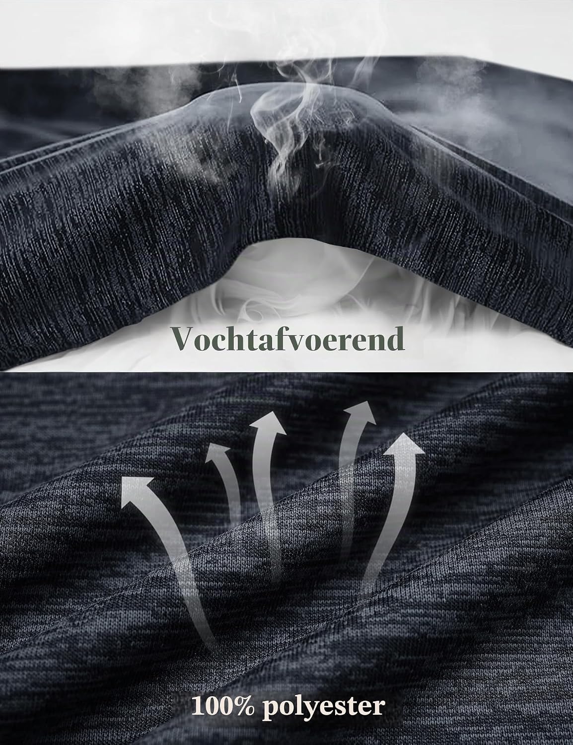 Thumbnail 6 de KEFITEVD dames-sportshirt met korte mouwen, reflecterende strepen en stretch