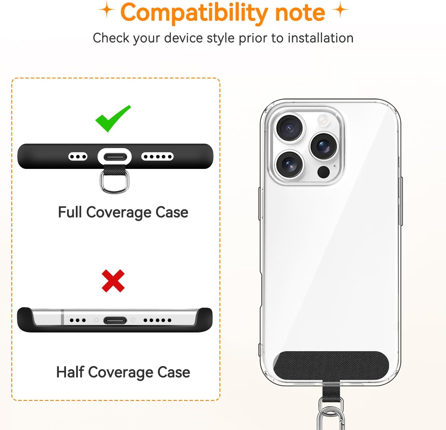 Thumbnail 6 de iVoler Cordino universale per cellulare con 2 pezzi e reggisponibile: cordino regolabile, rimovibile e multifunzione
