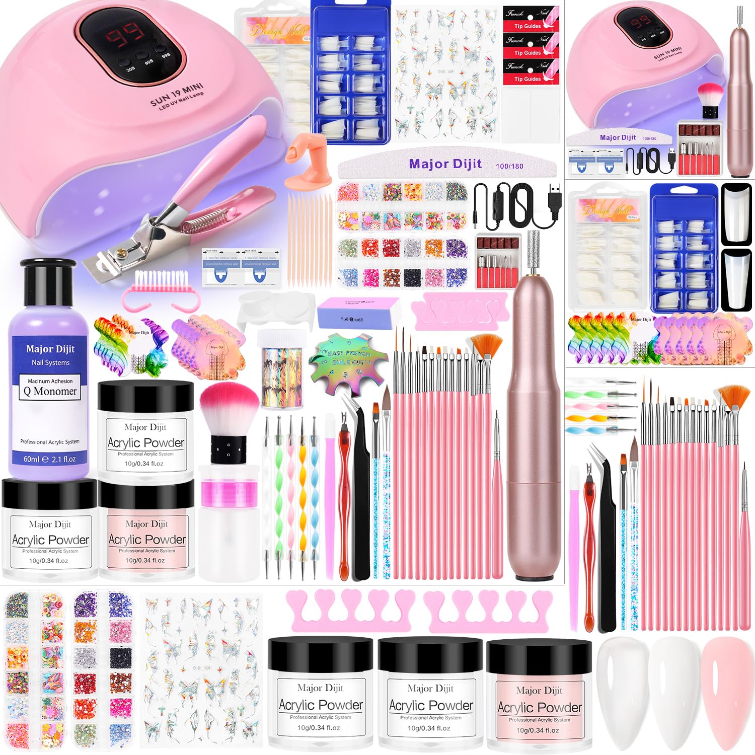 Detalle de Acrylic Nail Kit Starter Set ๐