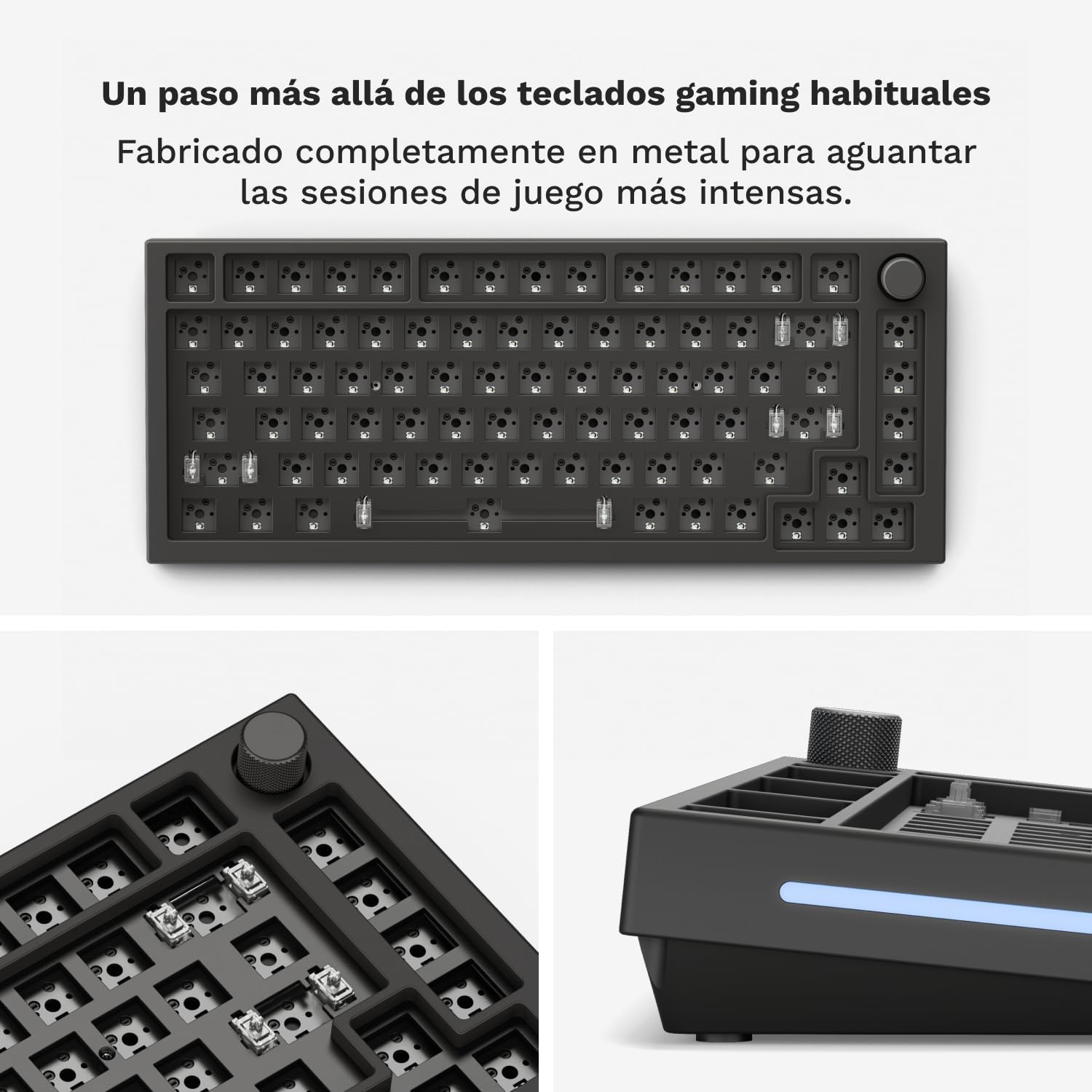 Thumbnail 3 de Glorious GMMK PRO 75% Barebones 🖥️ Teclado mecánico modular, RGB