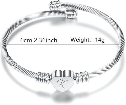 Detalle 2 de ShopINess Bracelet Initiale A-Z đ