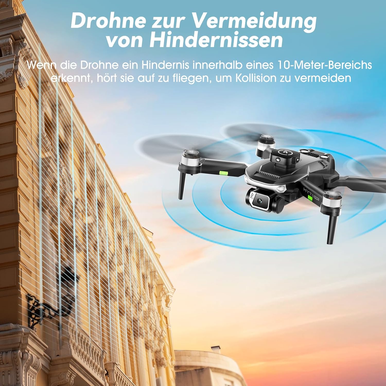 Detalle 2 de S165 Drohne mit Kamera 1080P – 2-Kamera-System, 40 Minuten Flugzeit, 3 Akkus, 5G WiFi