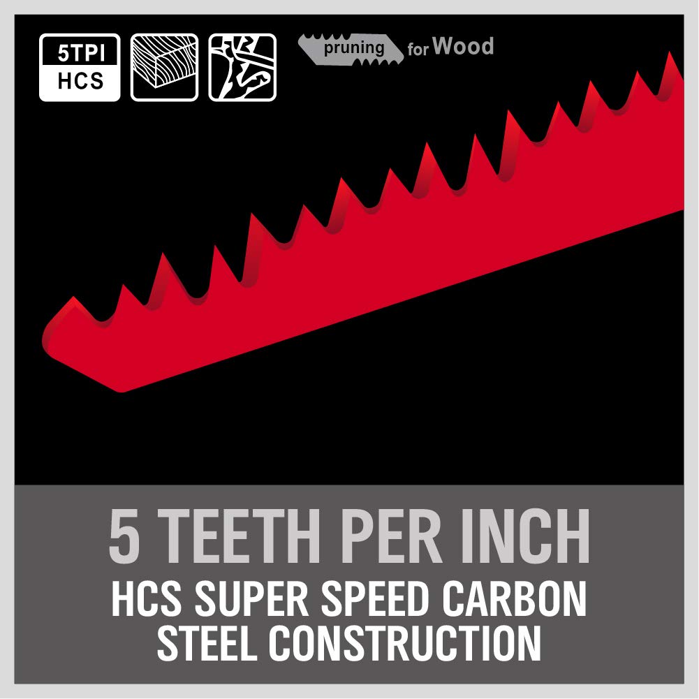 Detalle 2 de Wood Pruning Reciprocating Saw Blades, 12-Inch