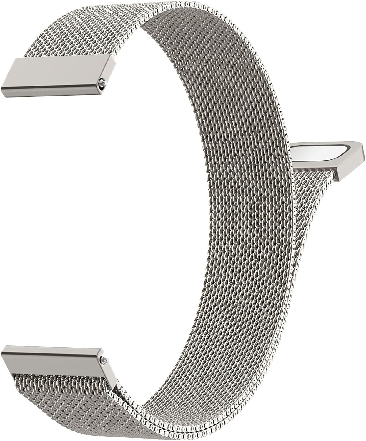 Detalle de Astorgos Stainless Steel Mesh Watch Band for Garmin (18/20/22mm) – Quick Release