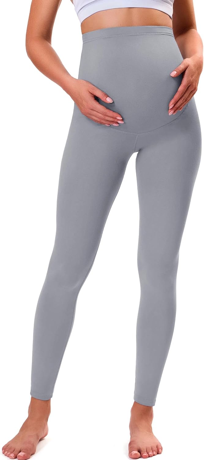 Thumbnail 1 de VALANDY Creamlush Maternity Leggings Over Bump – Butter-soft High Waist Belly Support