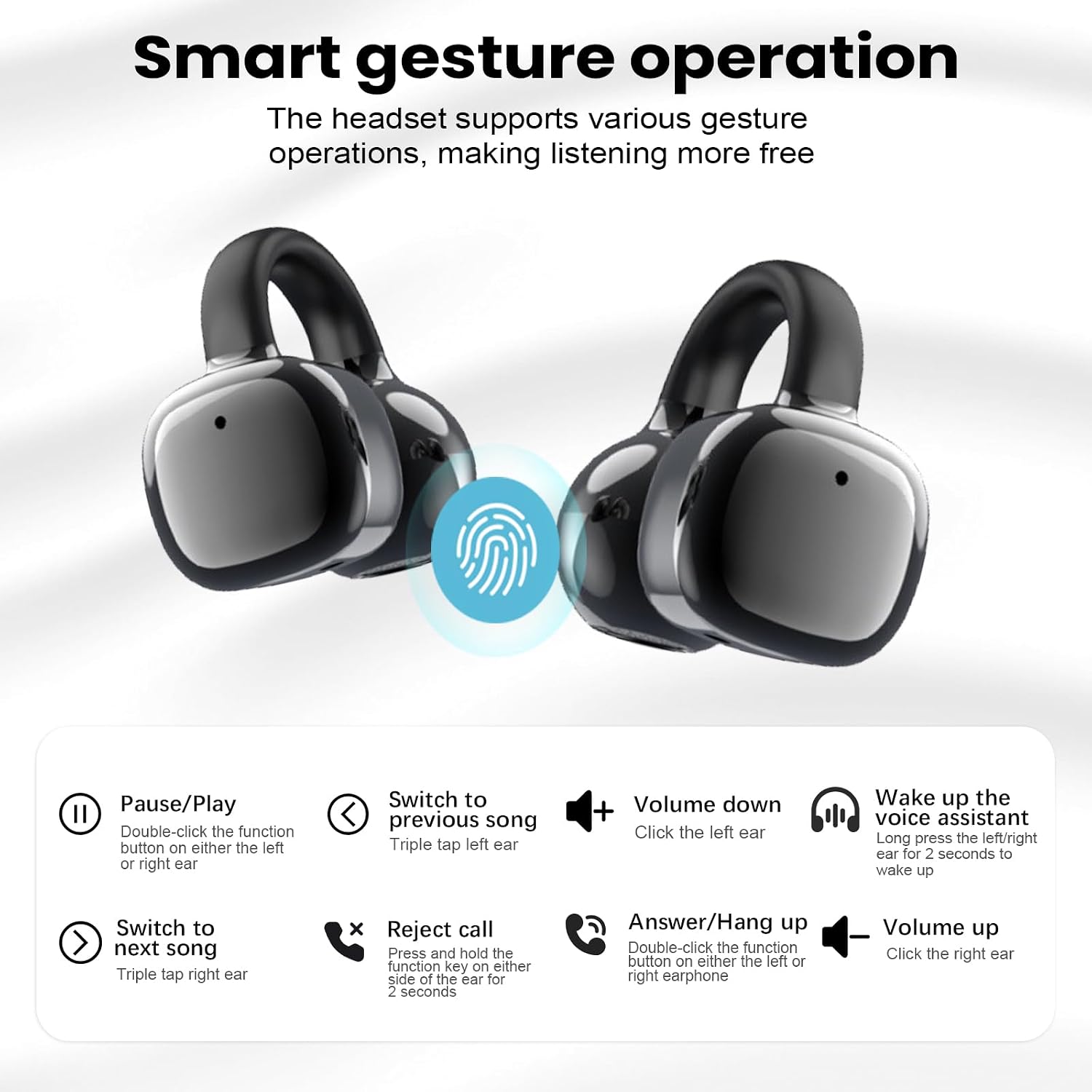 Thumbnail 6 de PTHTECHUS Cuffie Aperte Open Ear Clip
