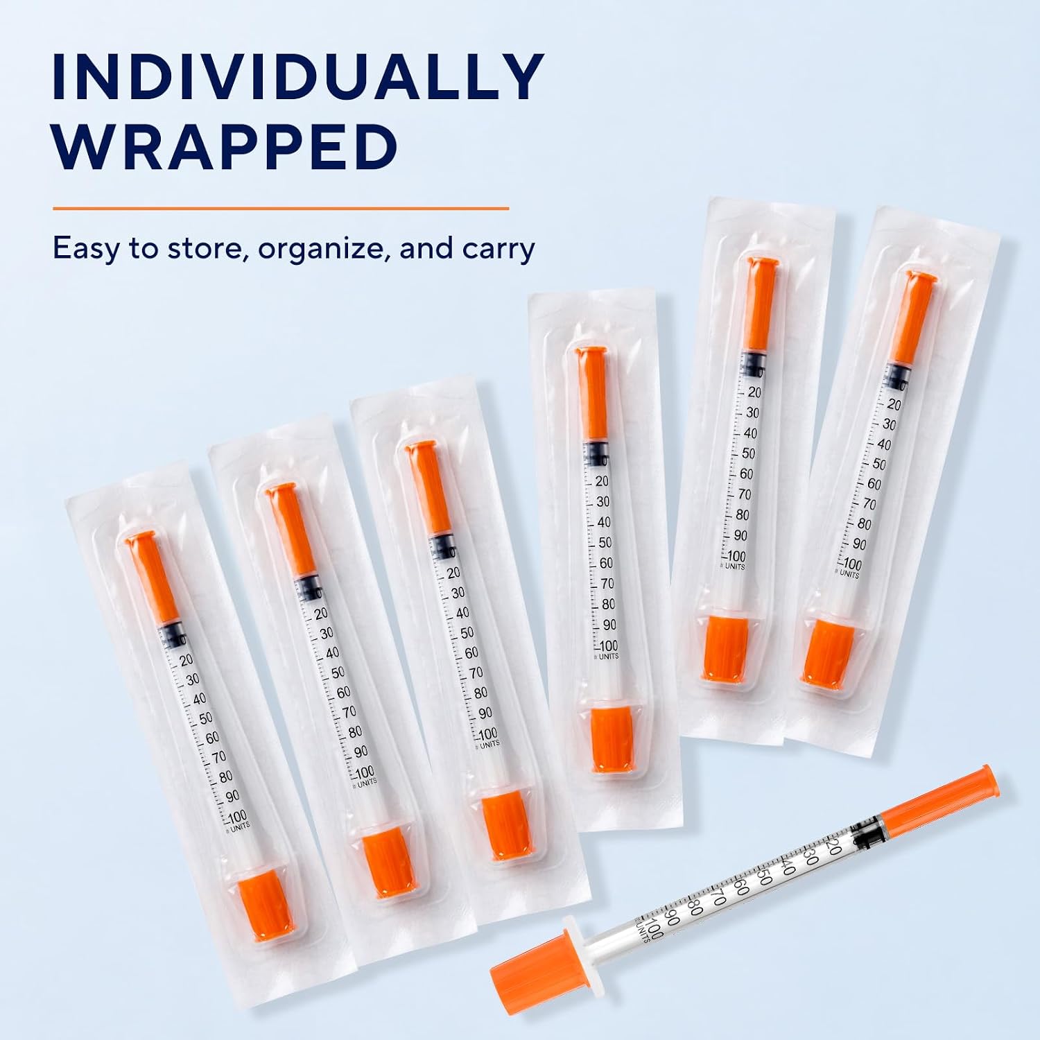 Detalle 2 de U-100 Syringe, 1 mL