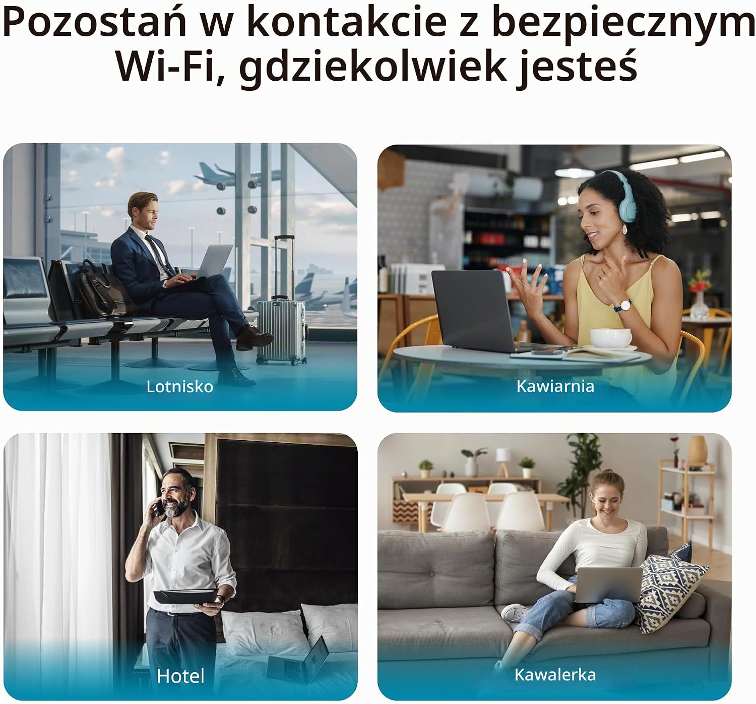 Detalle 1 de D-Link DBR-330 – podróżny router Wi-Fi 6 AX3000 z VPN i USB-C