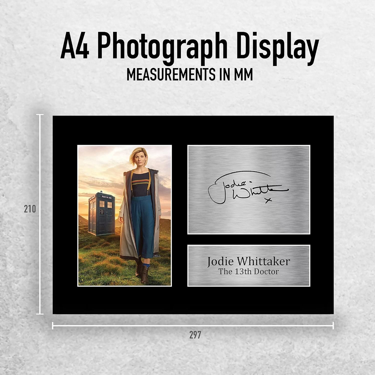 Thumbnail 1 de HWC Trading Jodie Whittaker Signed A4 Printed Autograph Doctor Who Photo Display