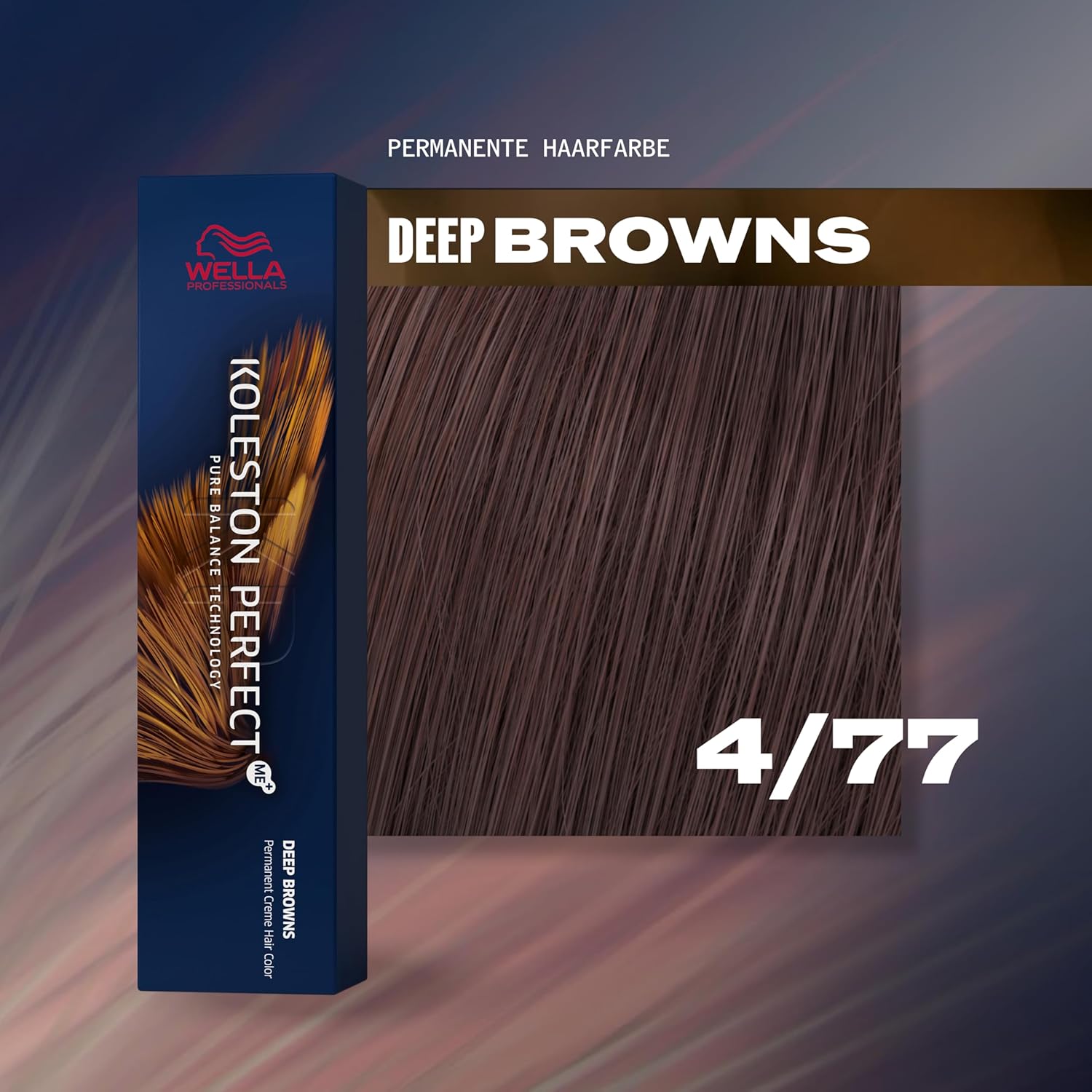 Thumbnail 1 de Wella Professionals Koleston Perfect Deep Browns 4/77 Mittelbraun Braun-Intensiv – permanente Haarfarbe mit bis zu 100% Grauabdeckung