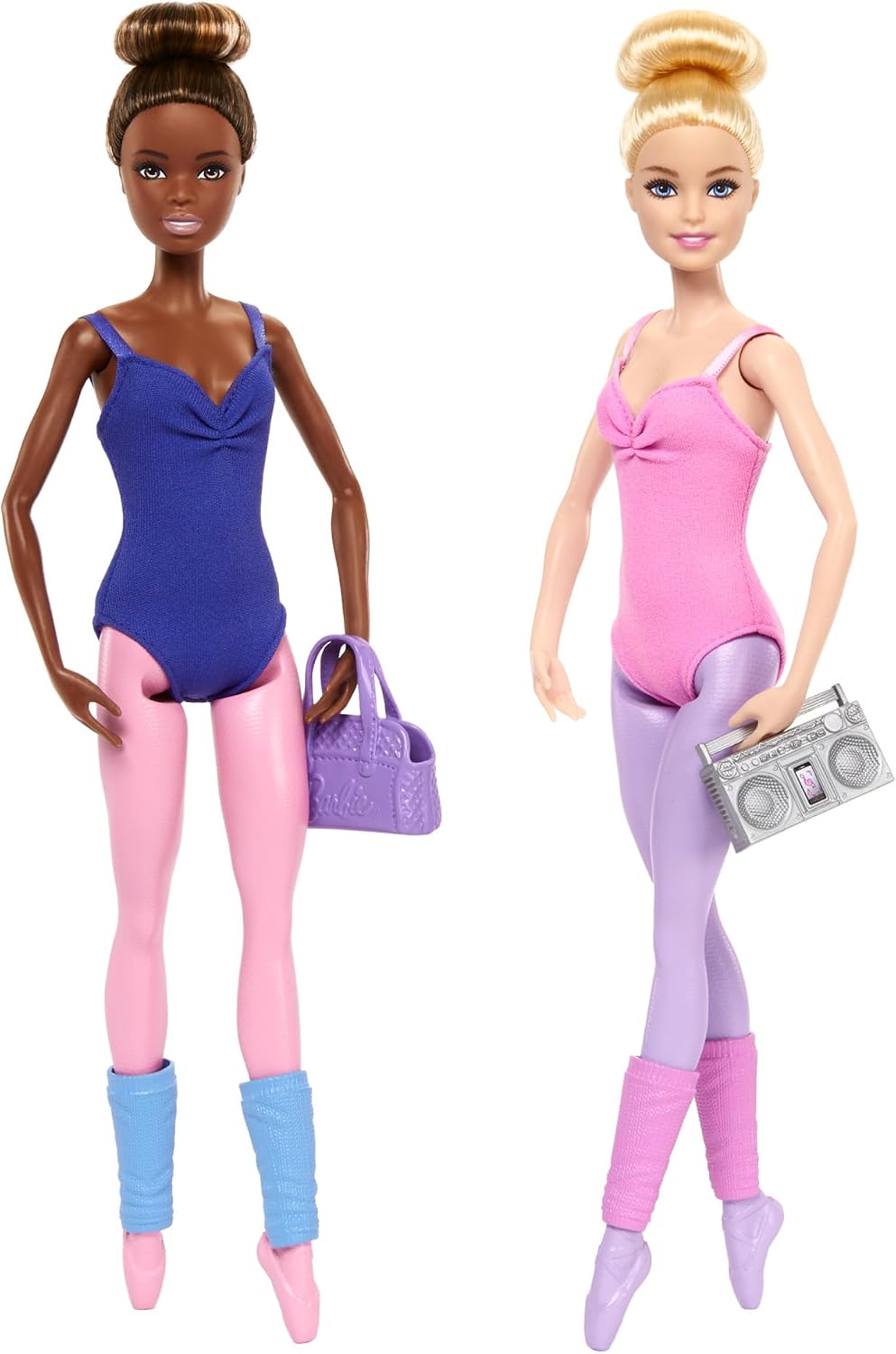 Detalle de Barbie HXC37 Ballettstudio Set mit 2 Puppen