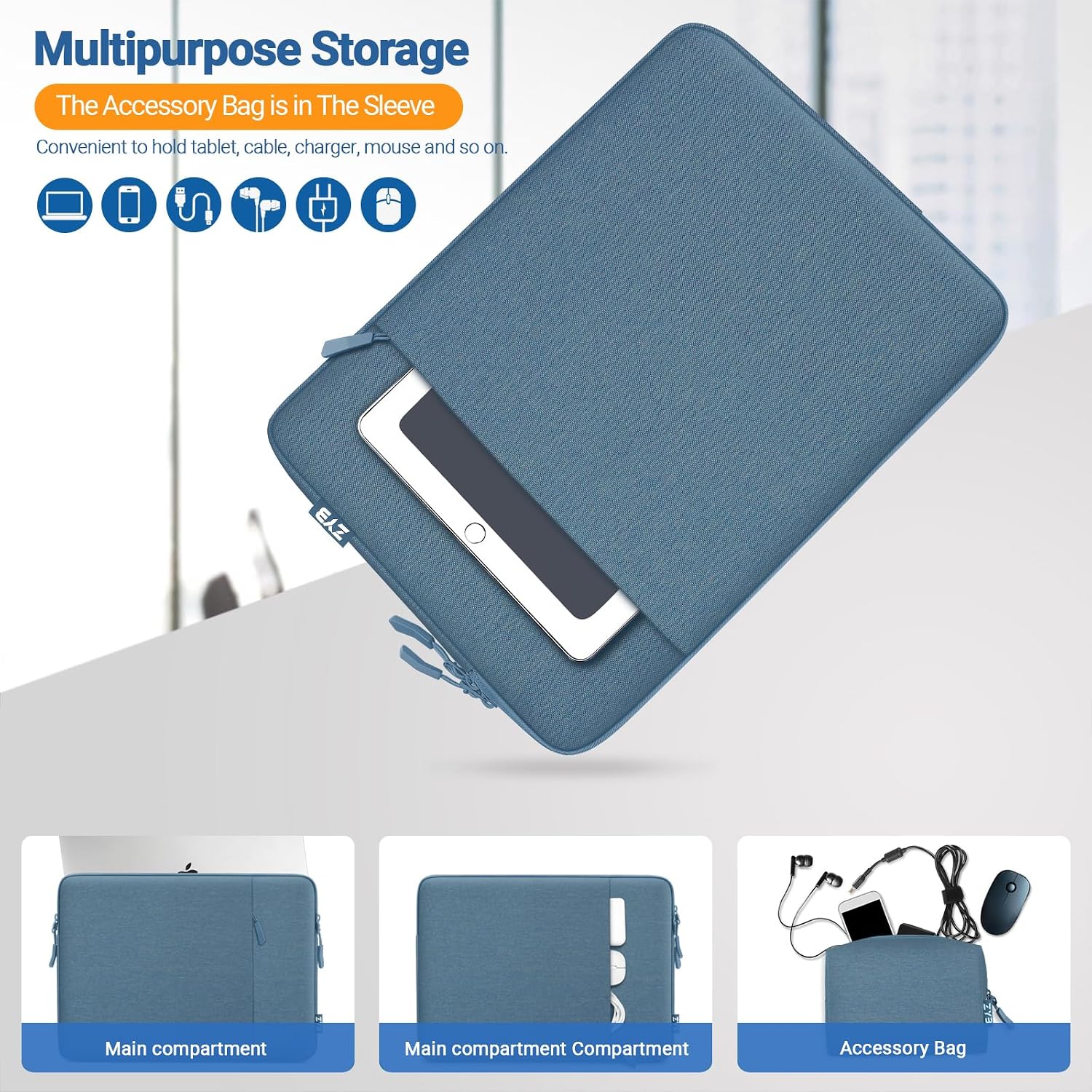 Thumbnail 4 de Laptop sleeve 13 inch ZYB Waterproof