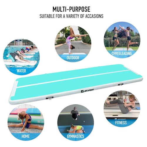 Thumbnail 5 de AKSPORT Gymnastics Air Mat Inflatable Tumble Track 🏃♀
