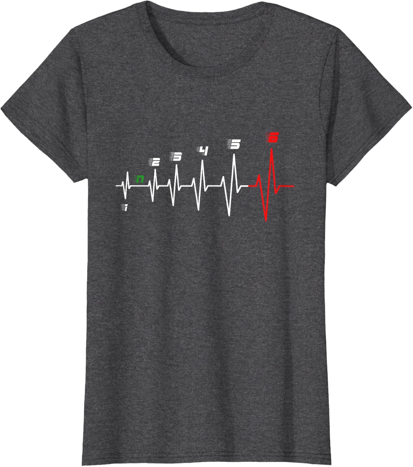 Detalle de Moto Racing Heartbeat Camiseta para hombre