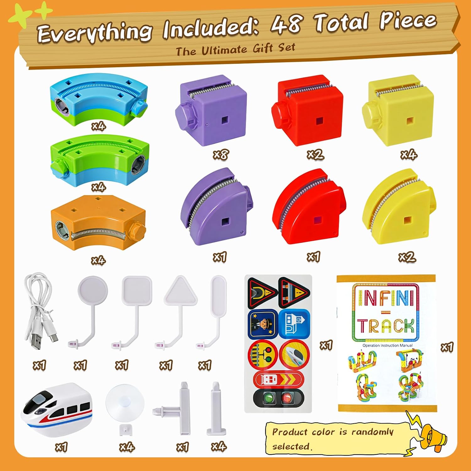 Detalle de Track Fusion Train Set 48-piece track