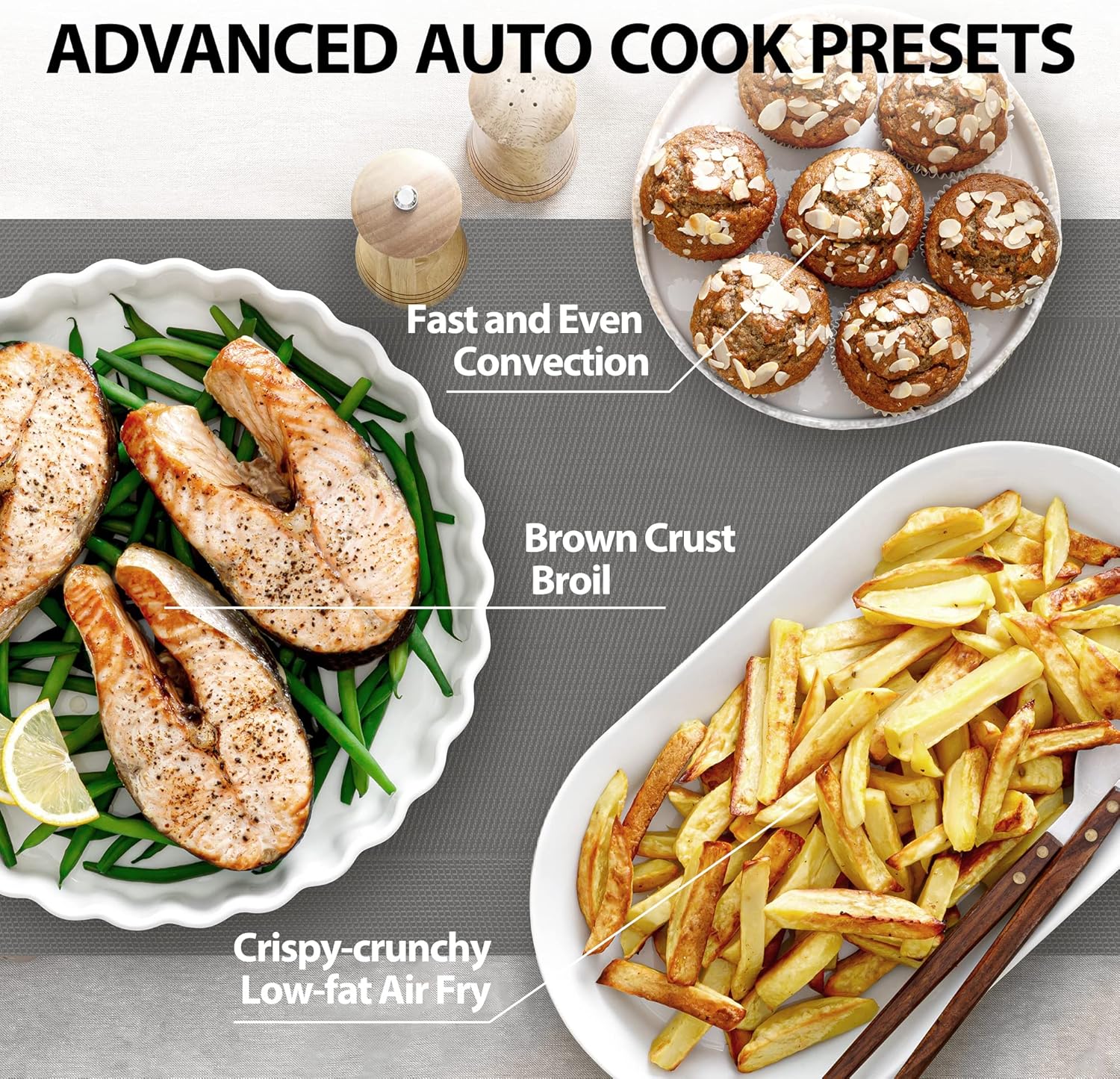 Thumbnail 3 de TOSHIBA 8-in-1 Microwave Air Fryer 1000W 🍽