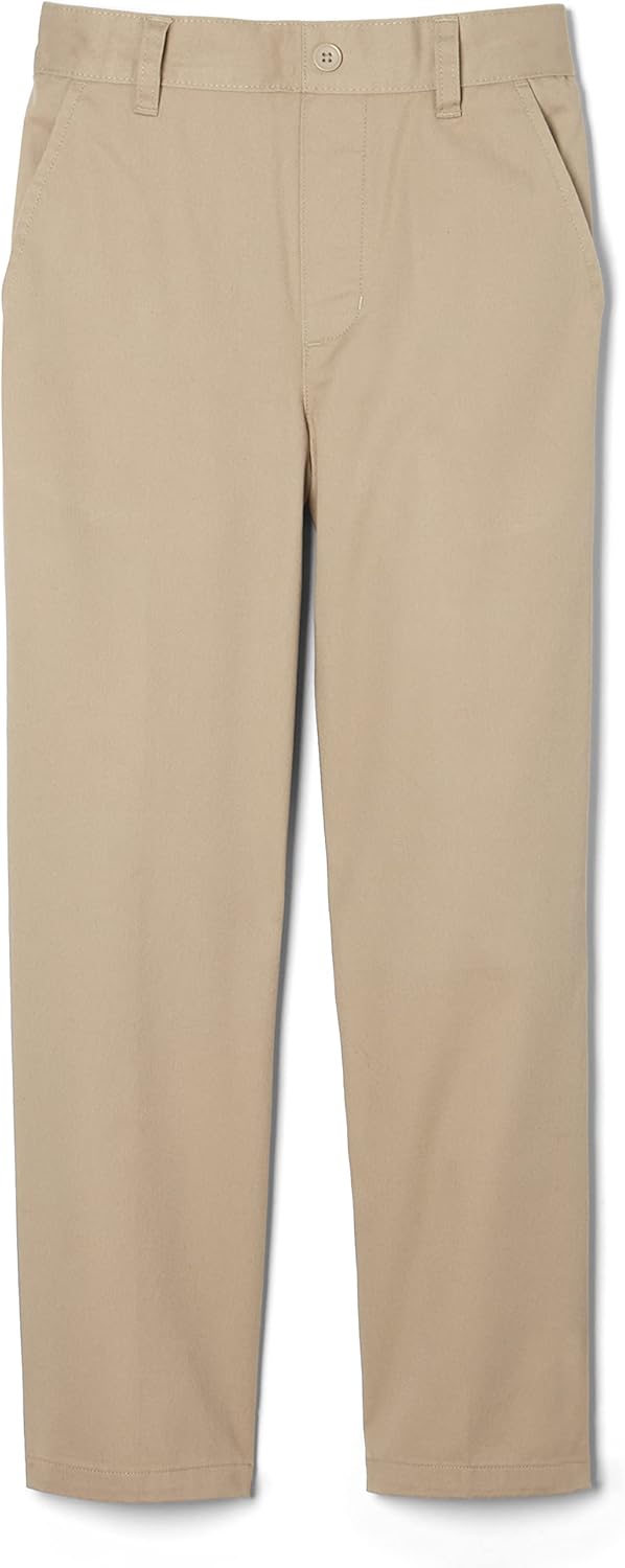 Detalle de French Toast Pantalon Basique pour garçon – Khaki, taille 6, coupe décontractée