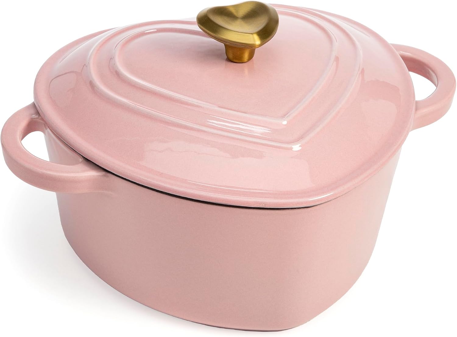 Detalle de Paris Hilton Heart-Shaped Dutch Oven 4-Quart 🍲