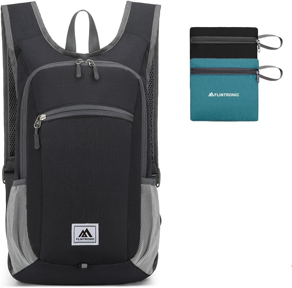 Detalle de flintronic Foldable Backpack 16L packable rucksack