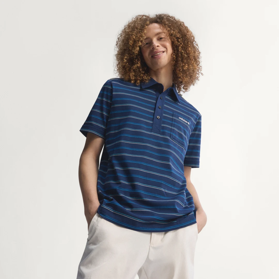 Imagen de Polo a rayas Originals Archive de Adidas en OfertitasTOP