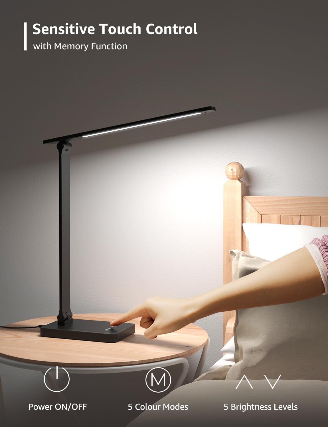 Thumbnail 5 de Lepro Desk Lamp 9.2W dimmable LED desk lamp