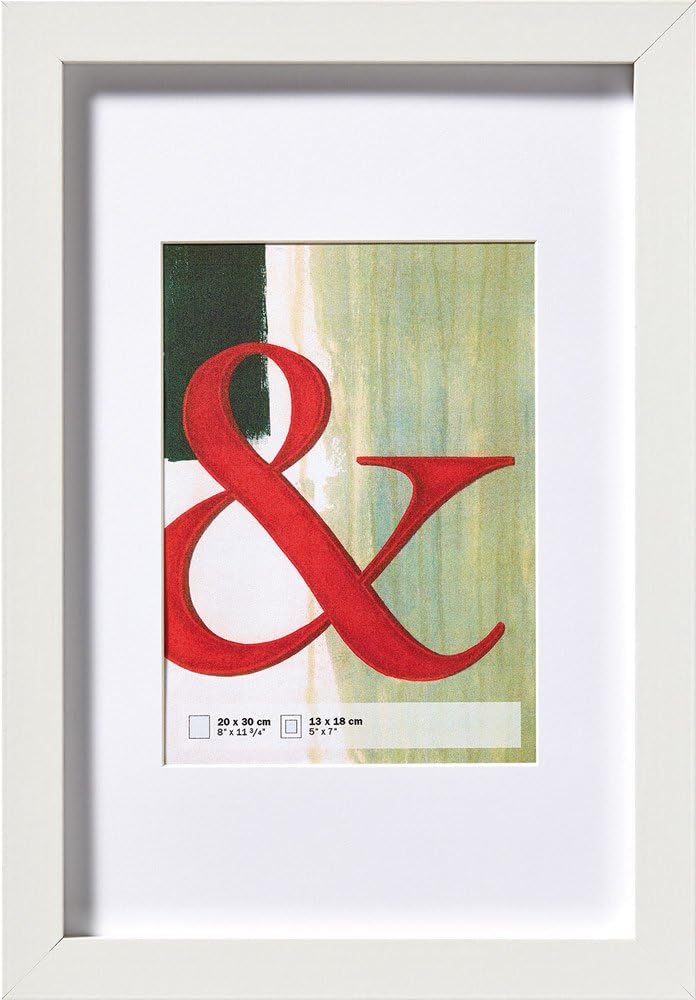 Cadre Photo Blanc 40 x 60 cm Stockholm – Cadre en Bois EA460W