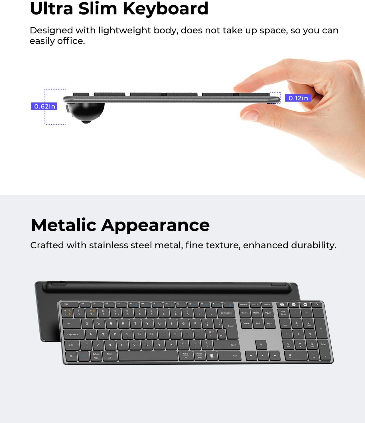 Thumbnail 5 de seenda SKM64-3 wireless keyboard mouse set