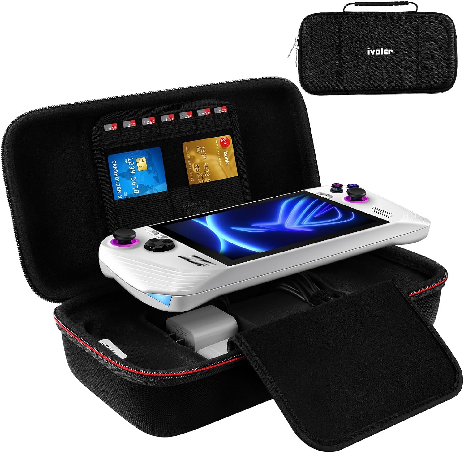 Detalle de ivoler Carrying Case for Nintendo Switch 2 2025 – 7" handheld case