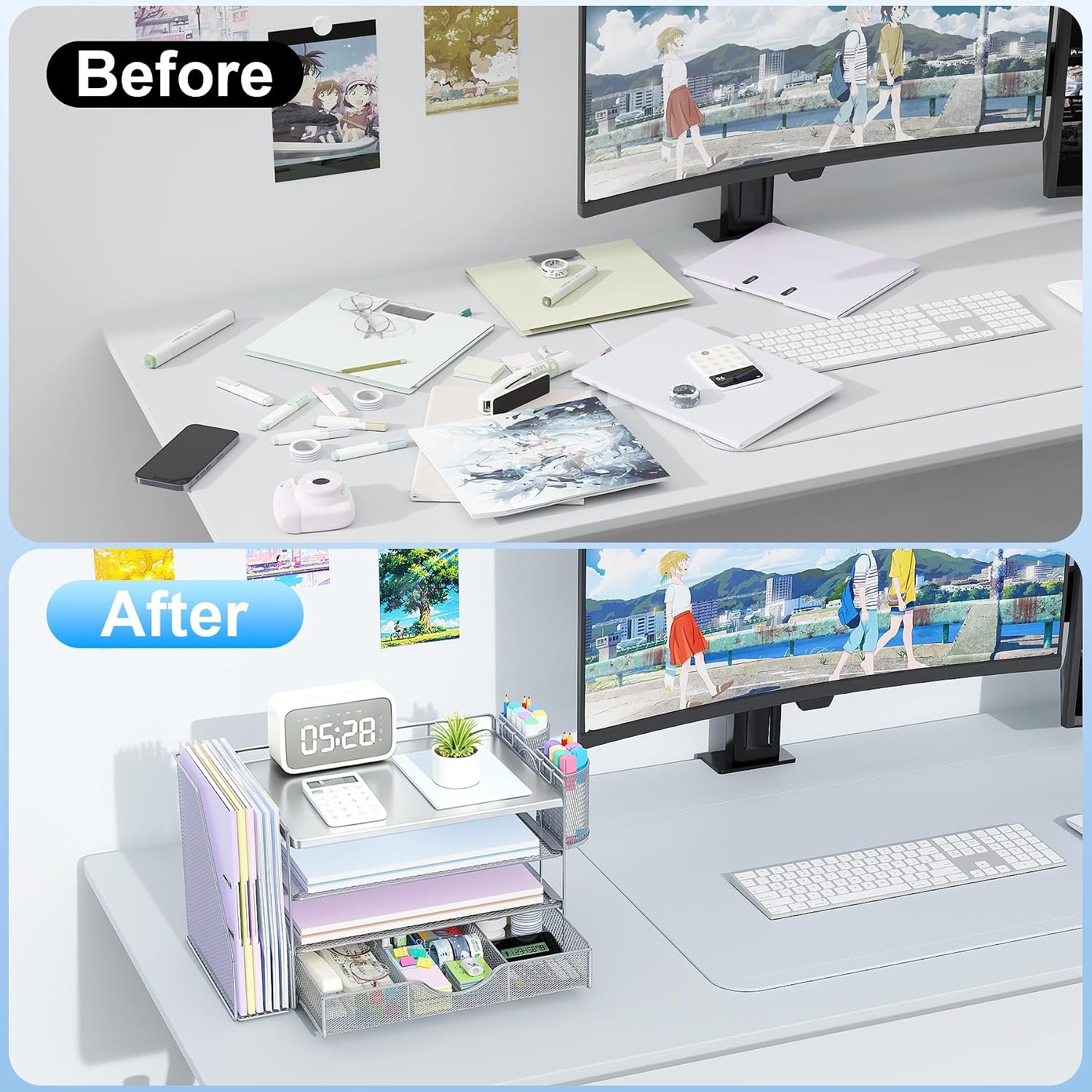 Detalle de Gianotter Desk Organizer Steel