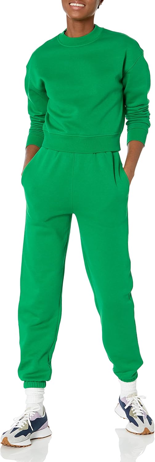 Thumbnail 3 de Amazon Essentials Damen Entspannte Jogginghose mit Hoher Taille (In Übergröße erhältlich) – bequem, nachhaltig & alltagstauglich