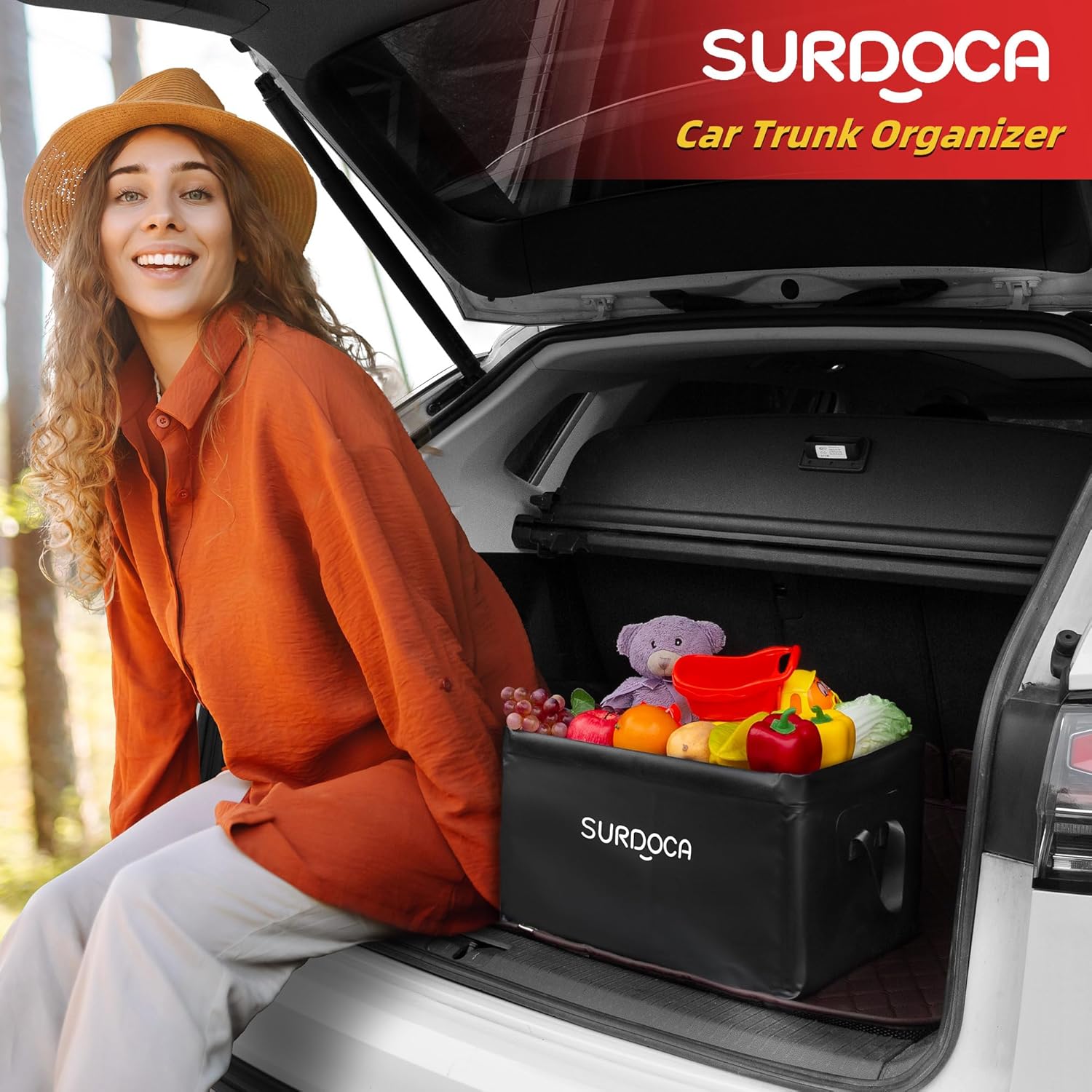 Thumbnail 5 de SURDOCA Car Boot Organiser 38L Storage