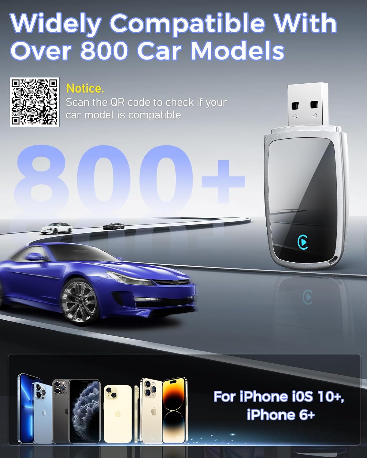 Thumbnail 6 de Wireless CarPlay Adapter, Silver