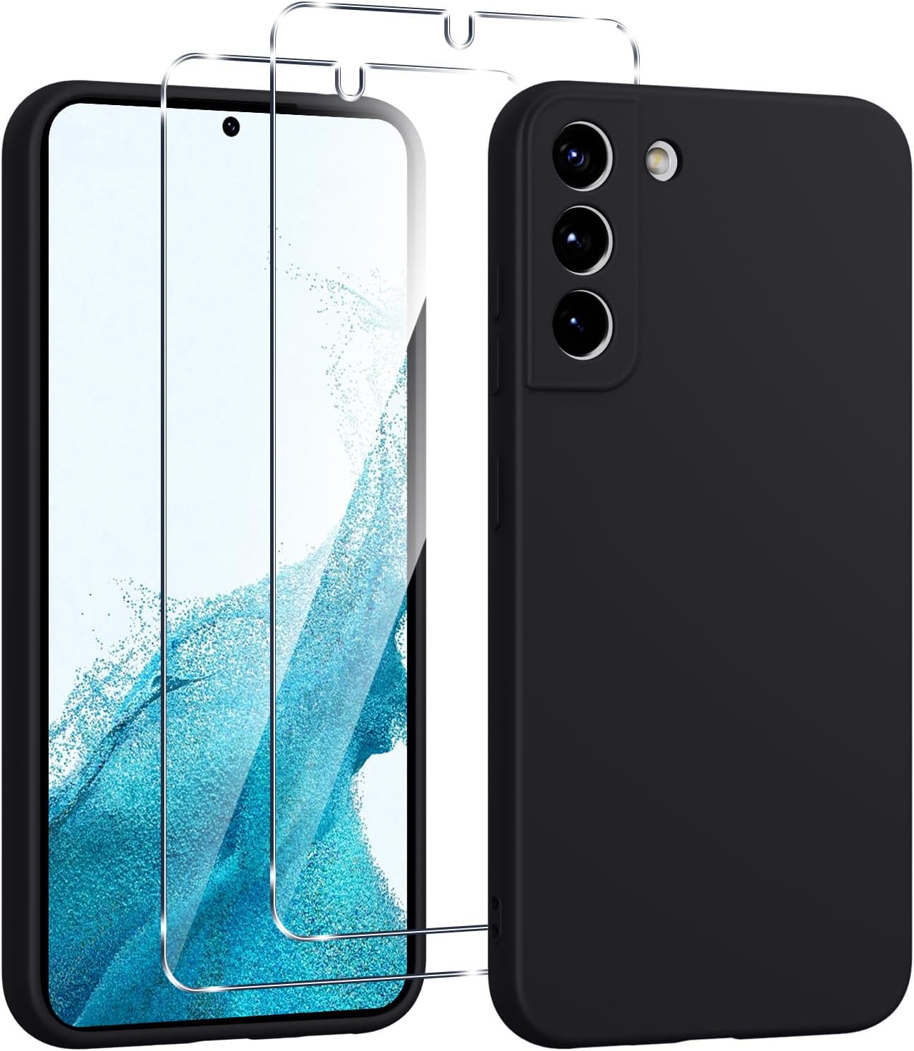 Detalle de Viojrlra Coque Silicone Galaxy S22 5G 2 pièces
