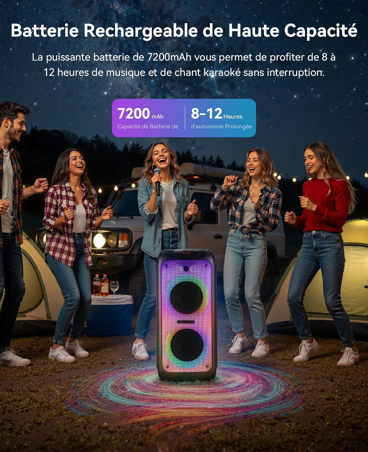 Detalle 2 de GKD80 Machine de karaoké 600W 📢
