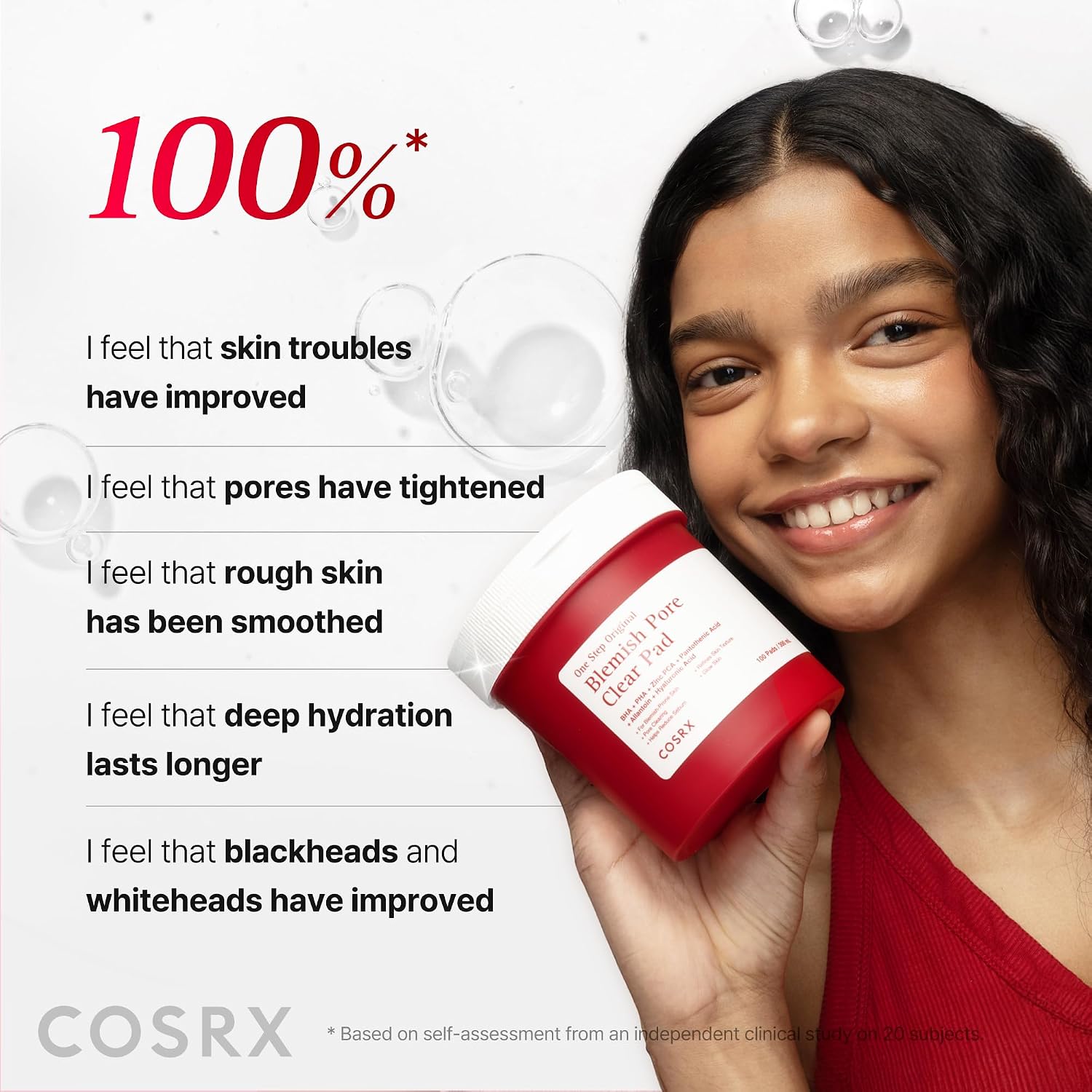 Thumbnail 5 de COSRX One Step Original Blemish Pore Clear Pad – 100 Dual-Sided Exfoliating Pads