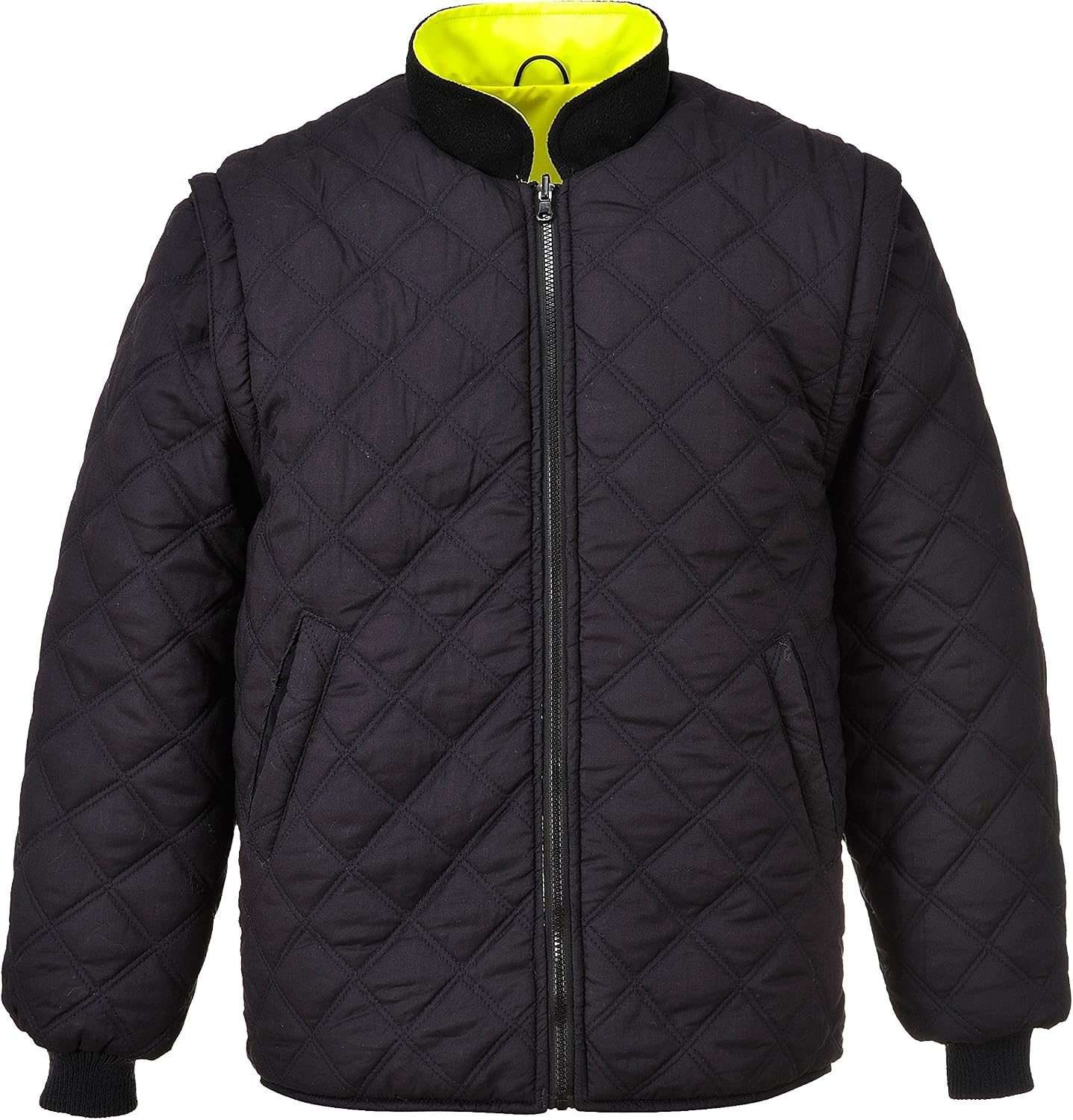Detalle de Portwest Workwear da Uomo ad Alta visibilità 7 in1 Contrasto Giacca