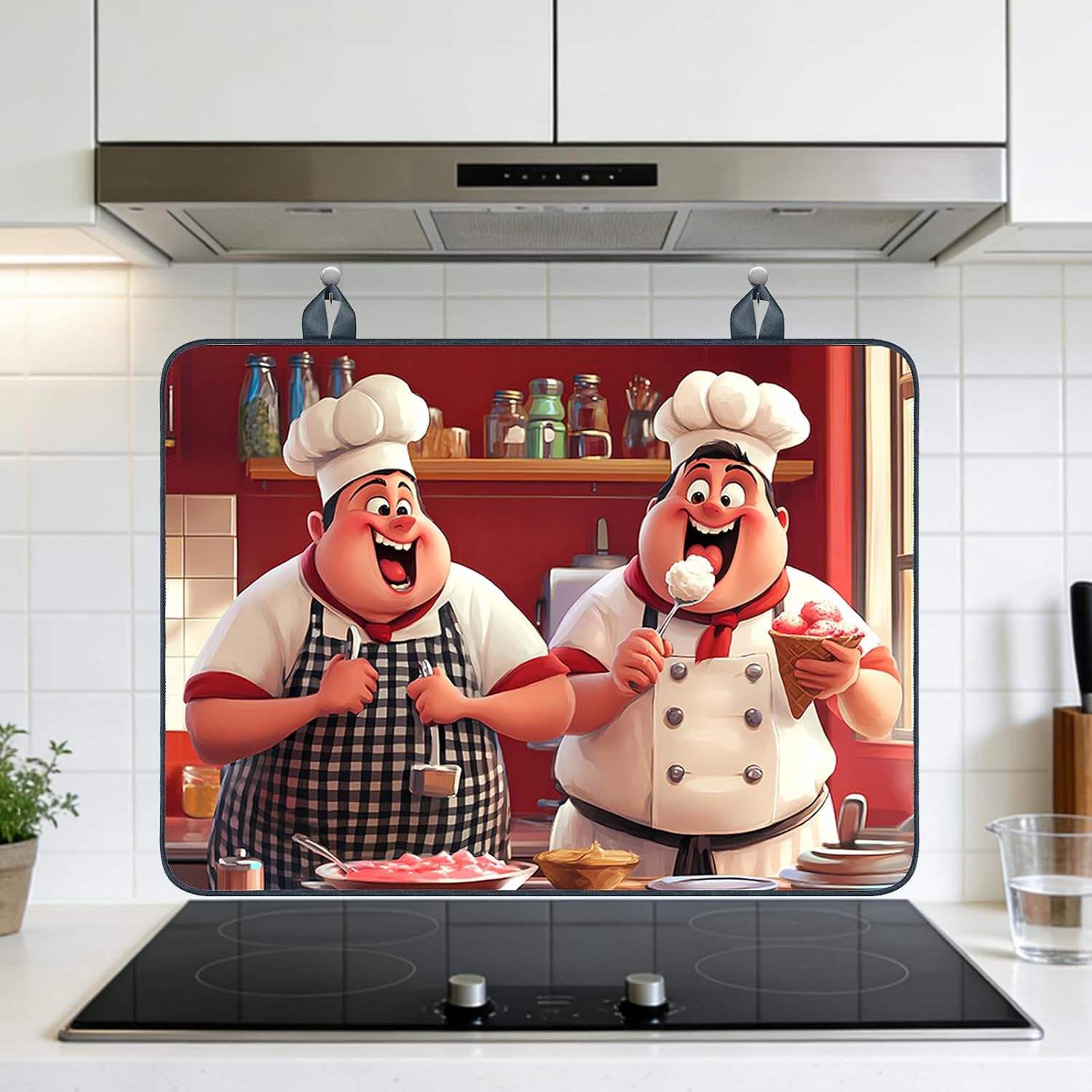 Detalle de Nuxovilar Chefs Baking Stove Cover, Diatom Mud Blend, 20.47 x 28.34 in