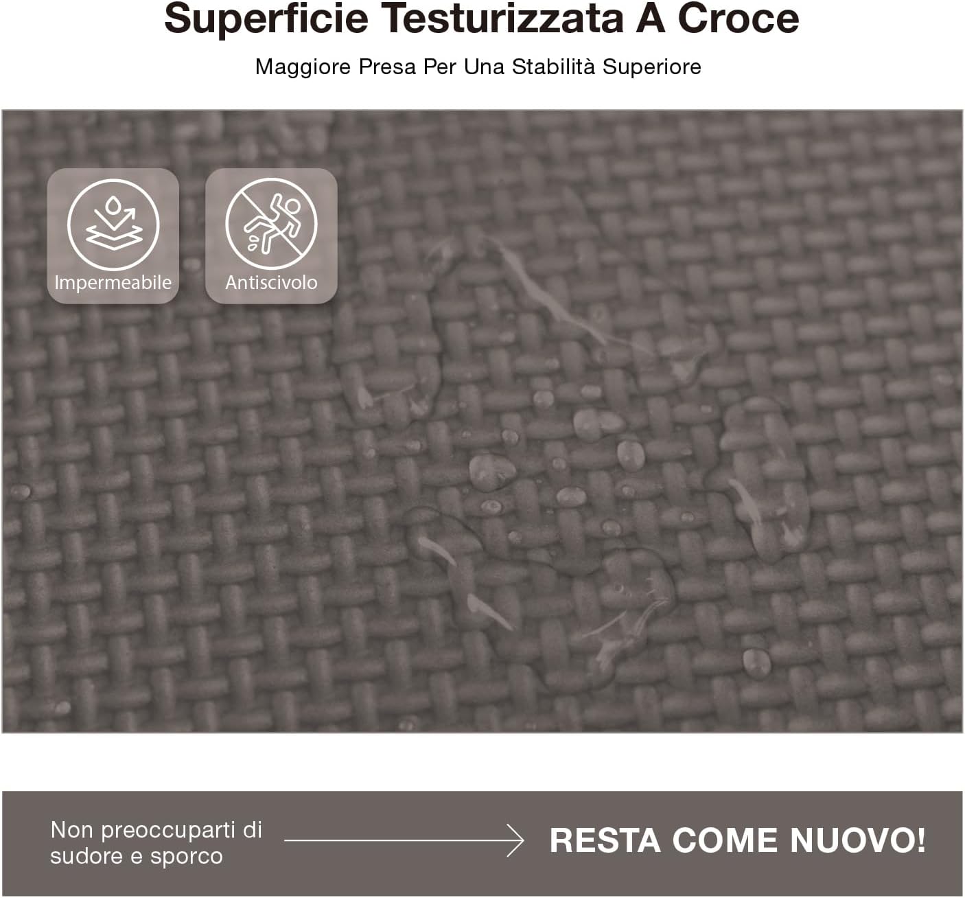 Thumbnail 6 de AIRHOP Set 18 pezzi tappetini palestra in EVA a incastro 30x30 cm, antiscivolo e ammortizzanti