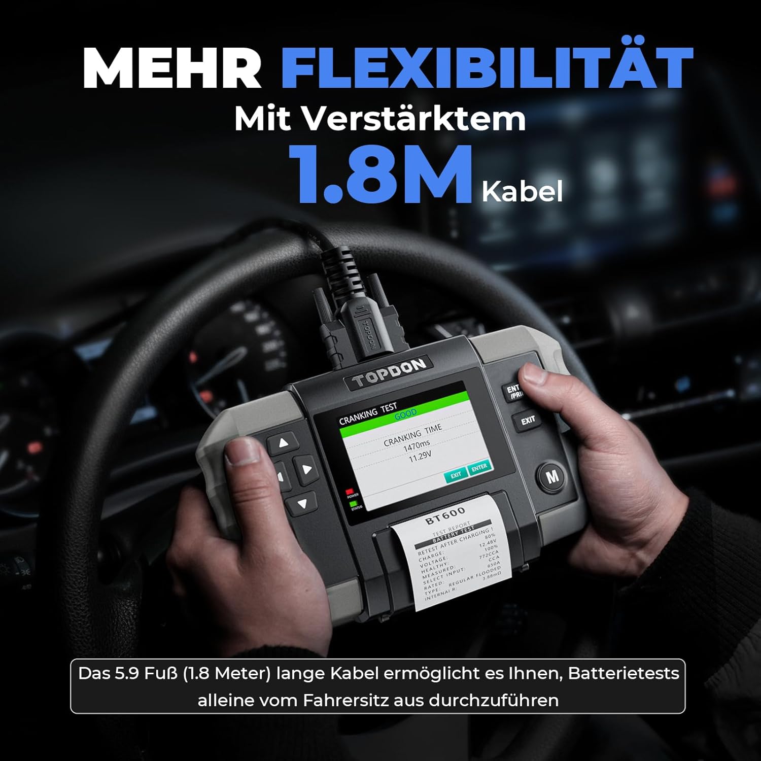 Thumbnail 3 de TOPDON BT600 Batterietester 12V–24V ⛽