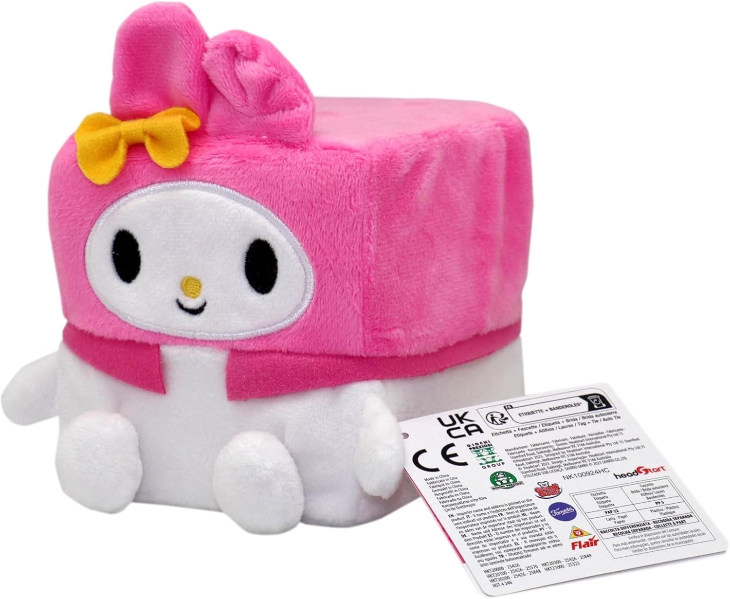 Thumbnail 2 de Hello Kitty Cubeez My Melody – Peluche carrée de 10 cm, dès la naissance