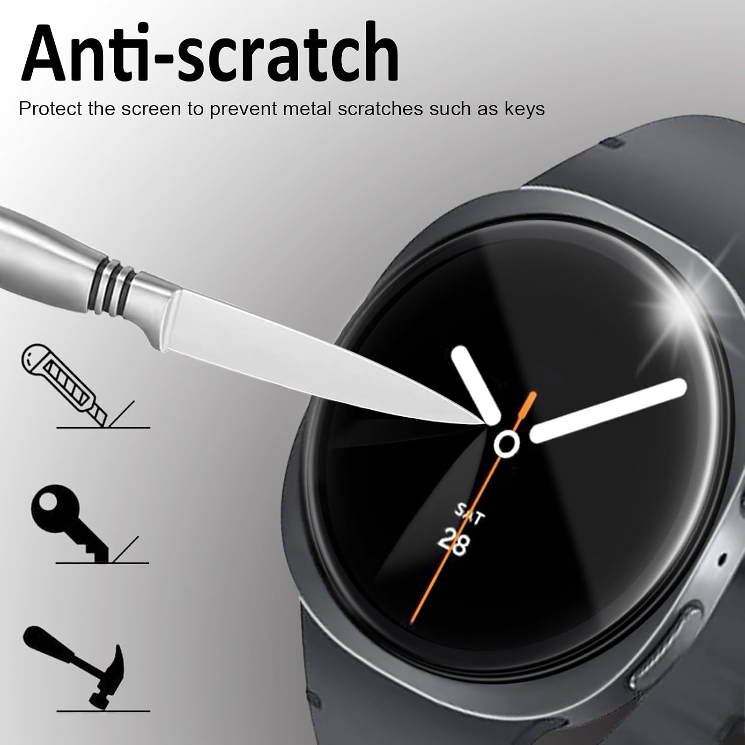 Thumbnail 6 de SPGUARD Galaxy Watch8 40mm Screen Protector 4-Pack