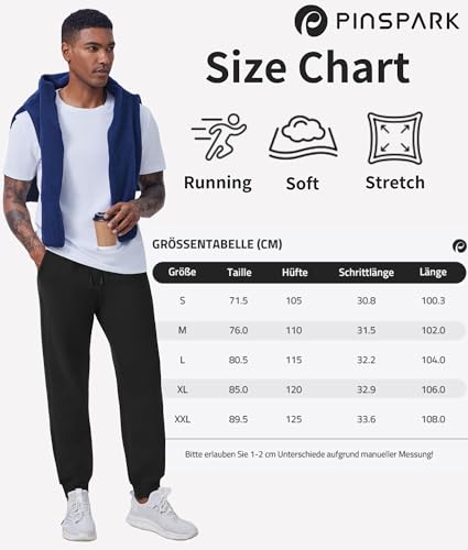Thumbnail 5 de PINSPARK Pantalon de jogging homme, polaire, thermique ⚙