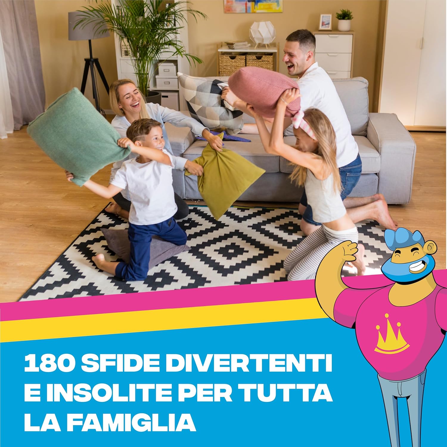 Thumbnail 4 de ATM Gaming Family Challenge – Gioco di società per famiglie, domande divertenti e sfide per bambini e adulti