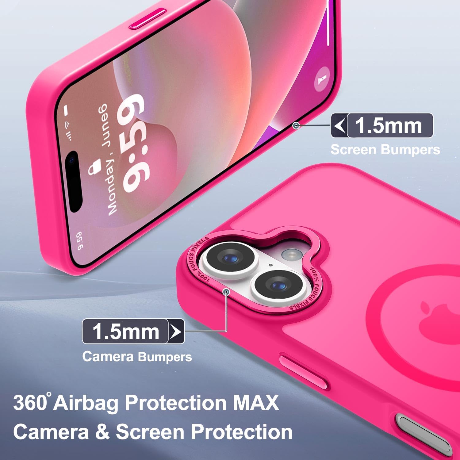 Thumbnail 5 de Newfuture iPhone 16 Magnetic Slim Case 13ft