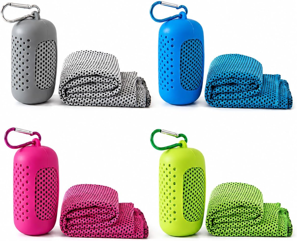 Detalle de TRUEIN Ct-100x30-4pk – zestaw 4 ręczników chłodzących z mikrofibry
